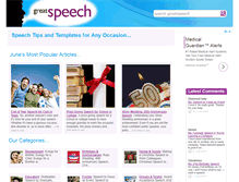 Tablet Screenshot of greatspeech.co.uk