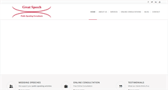 Desktop Screenshot of greatspeech.ie
